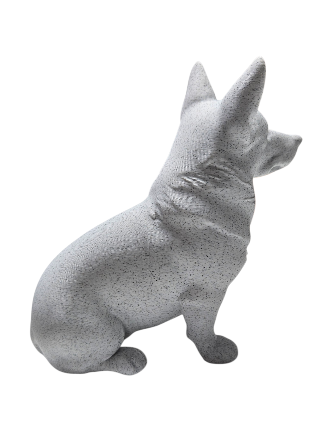 3D Printed Corgi Statue