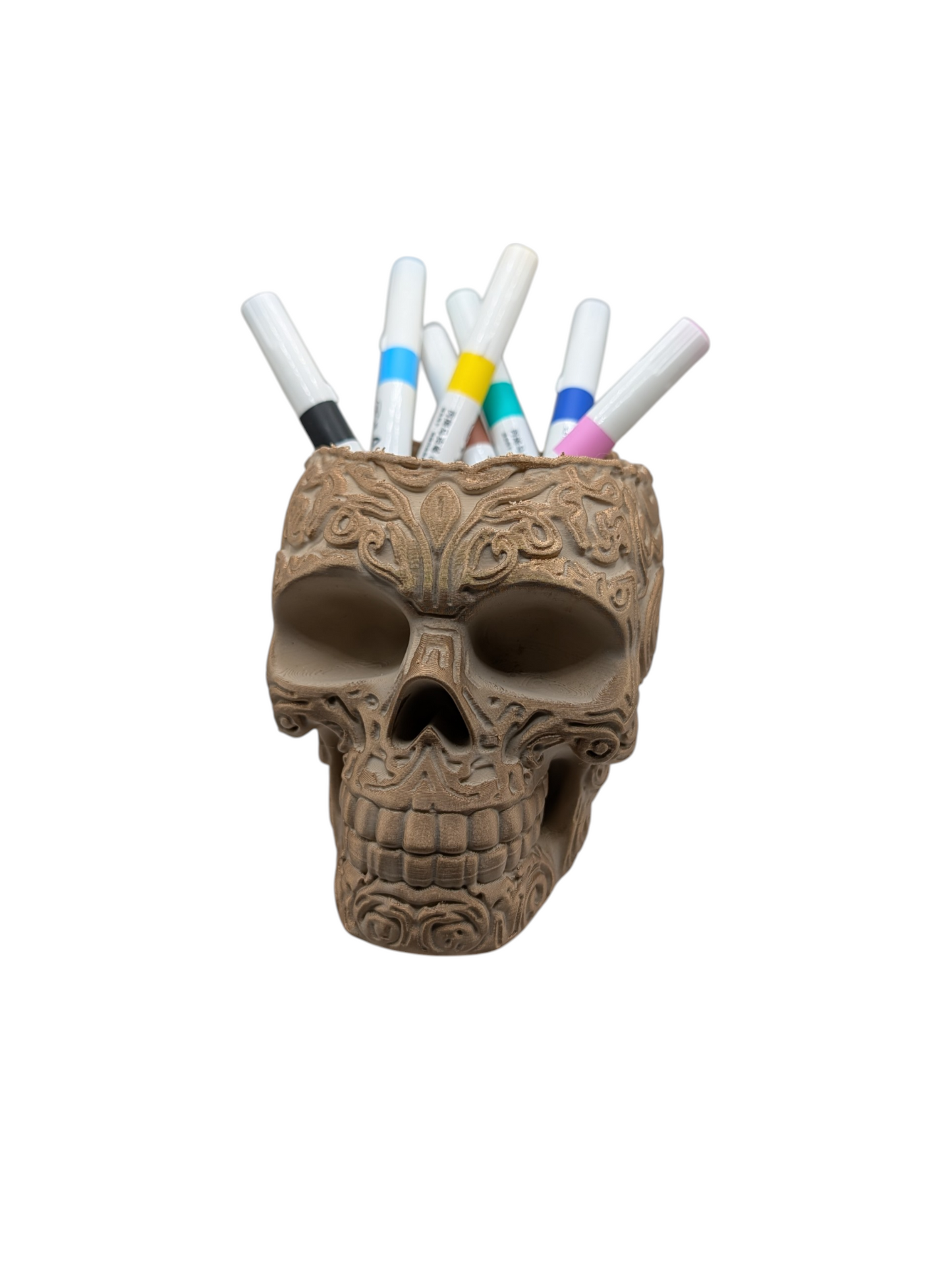 3D Printed Skull 9cm Pot