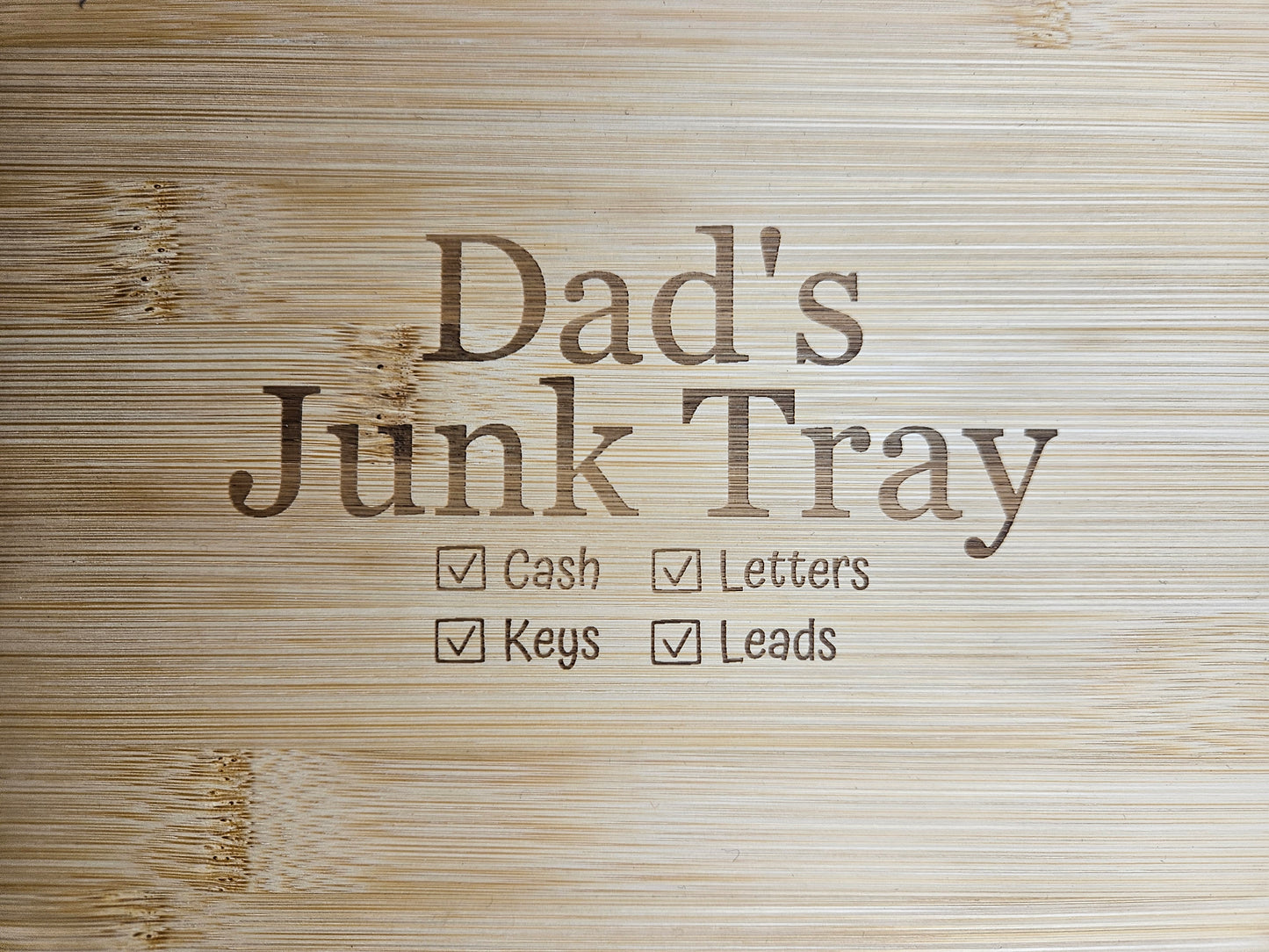 Dad's Junk Tray
