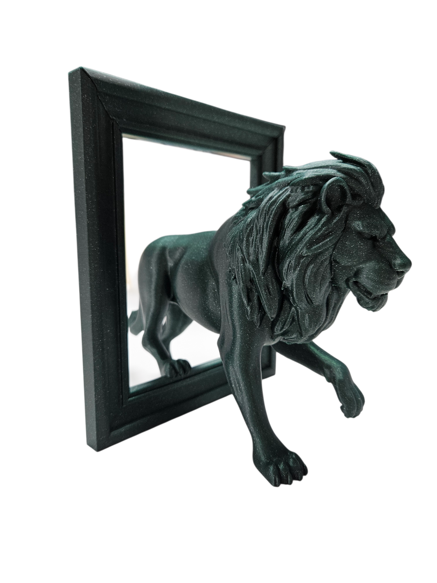3D Printed Lion Photo Frame Ornament