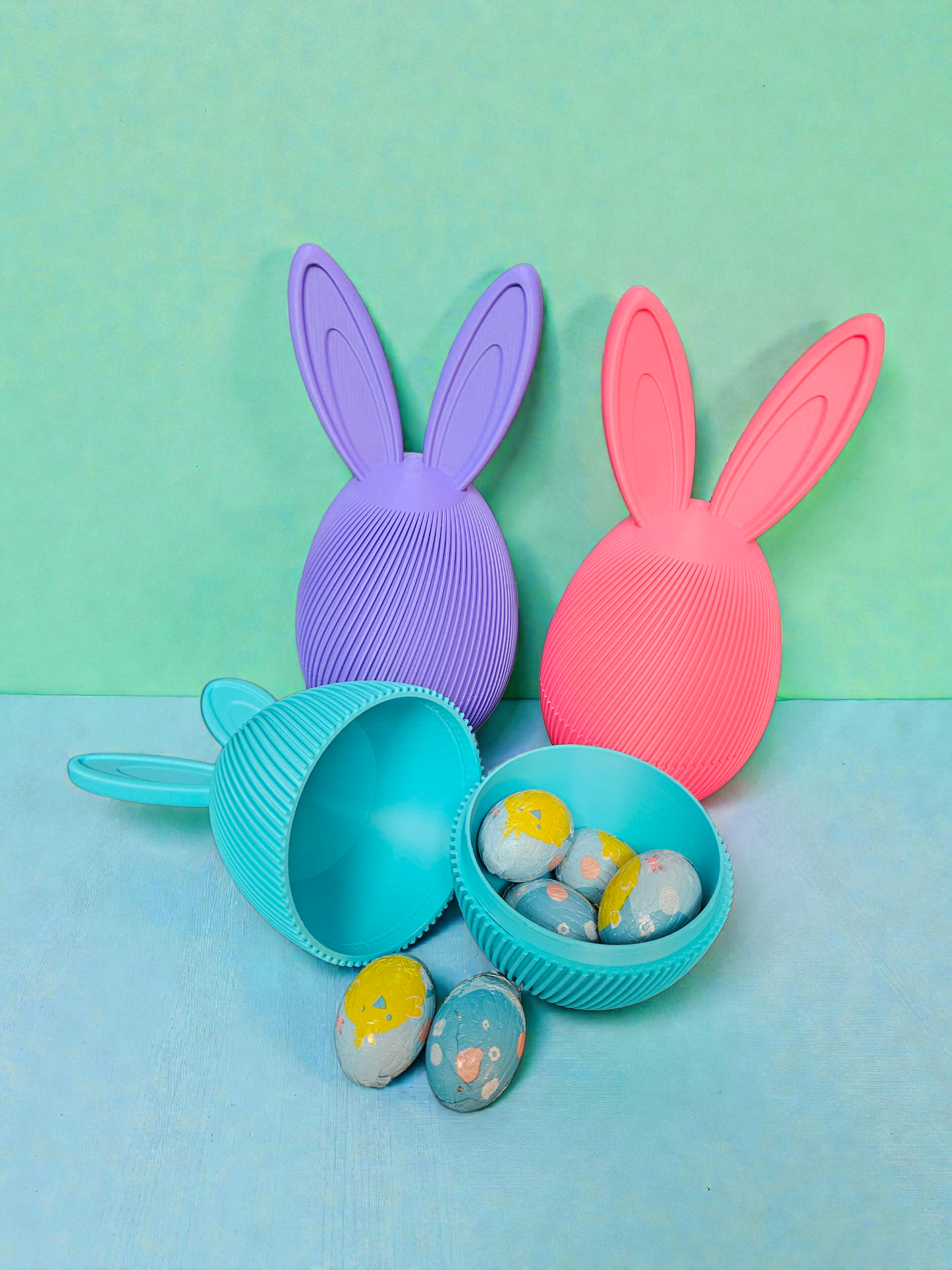 3D Printed Large Easter Egg Bunny