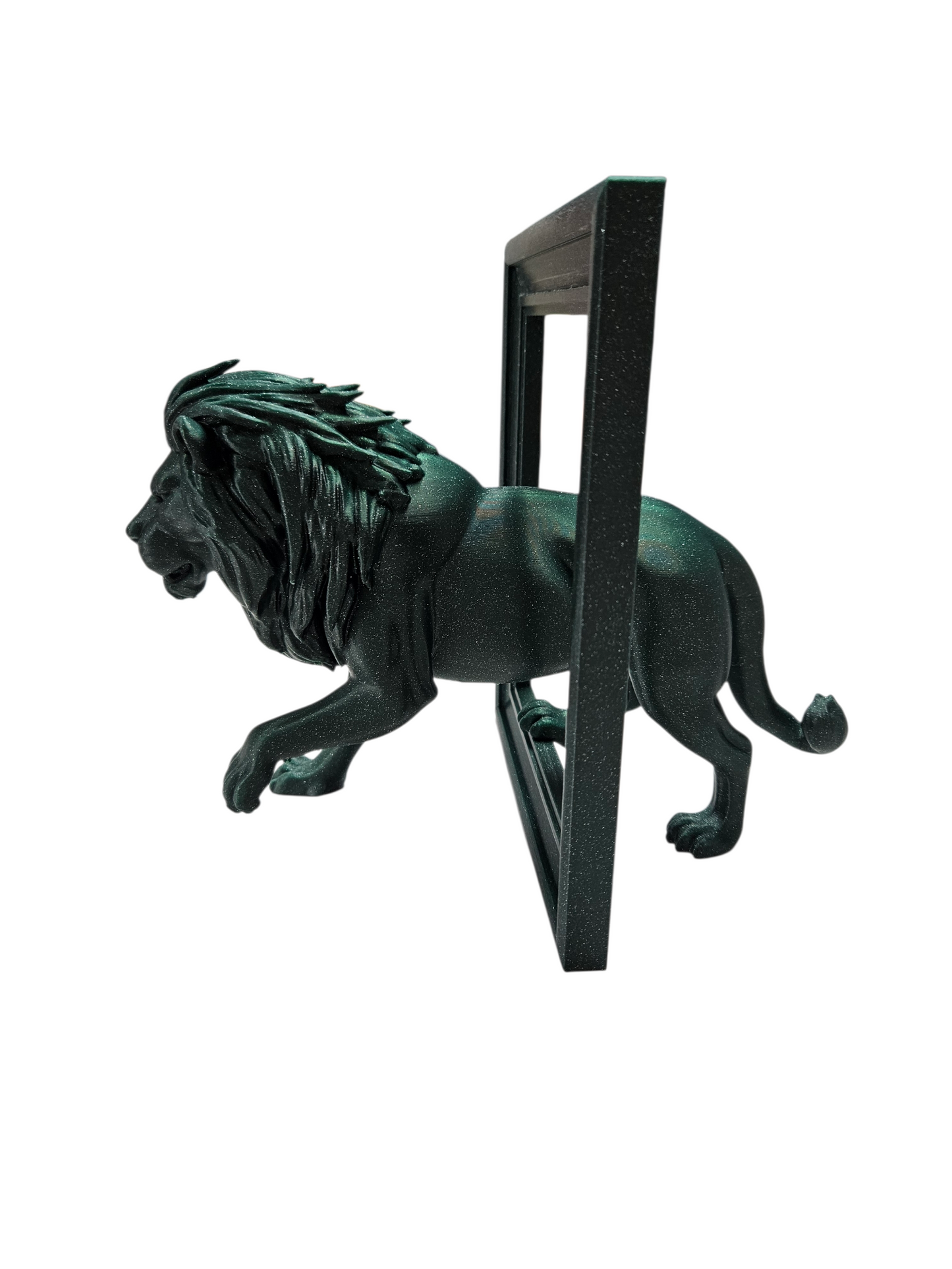 3D Printed Lion Photo Frame Ornament