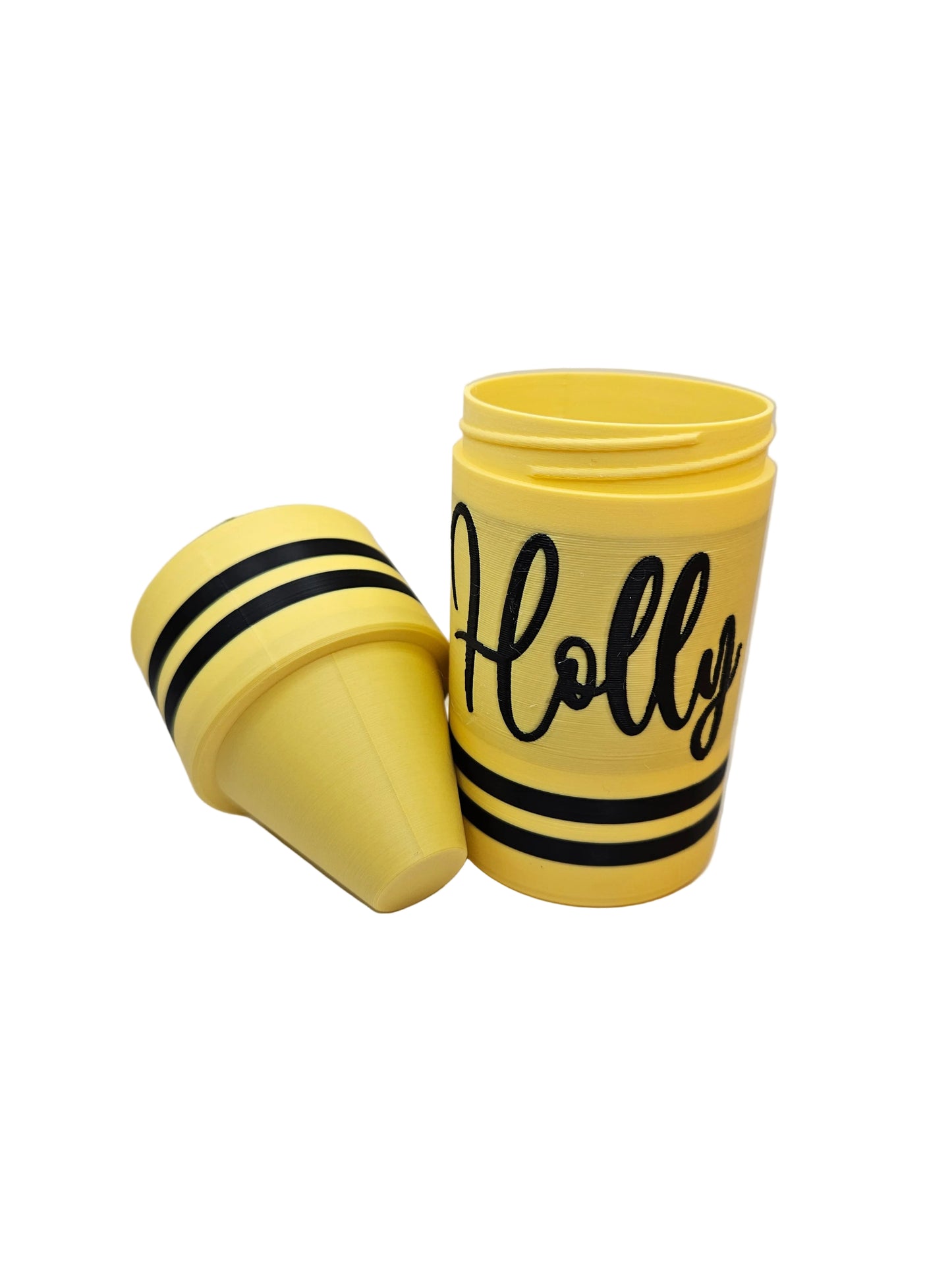 3D Printed Crayon Case and 10 Crayons