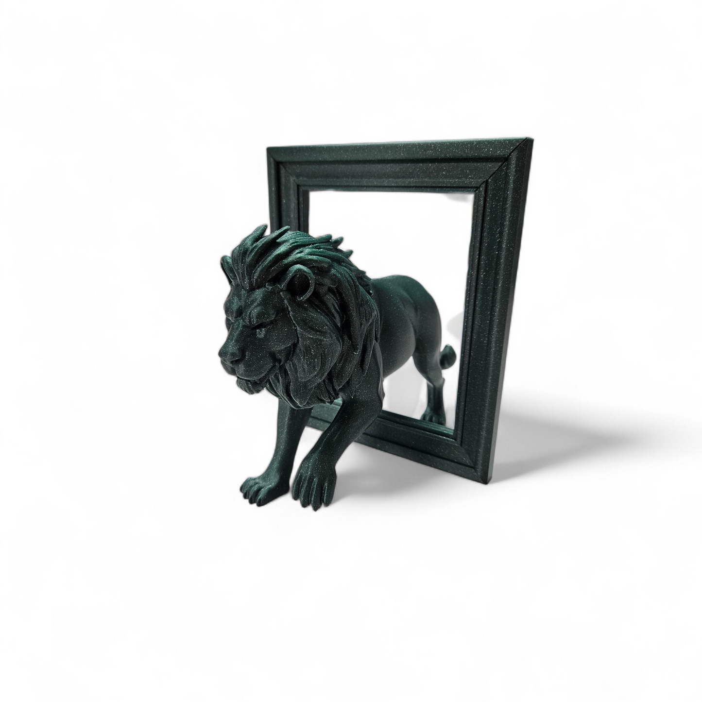 3D Printed Lion Photo Frame Ornament