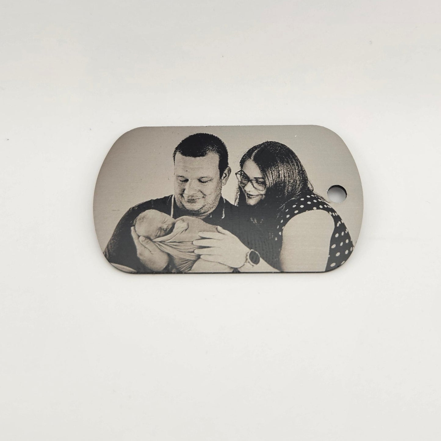 Create Your Own - Photo Dogtag Keyring