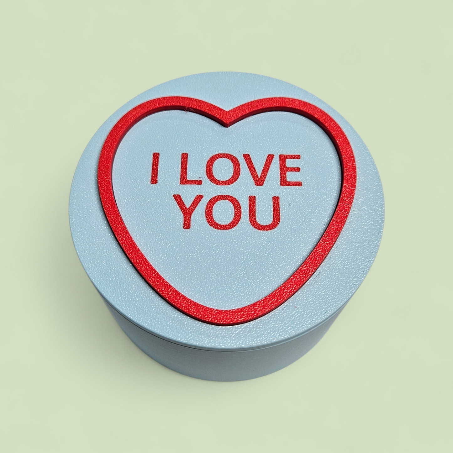 3D Printed Love Hearts Sweet Box