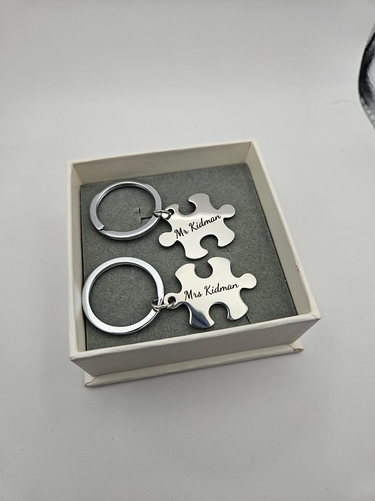 Jigsaw Puzzle Keyring