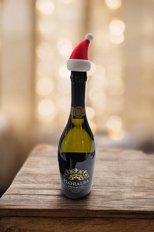 Mini Santa Hat for Bottles