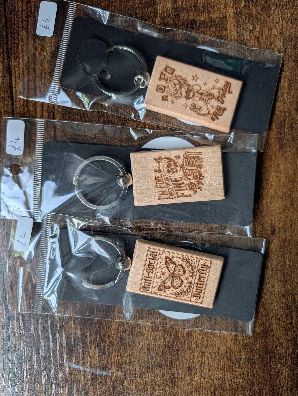 SALE - Wooden Keyring