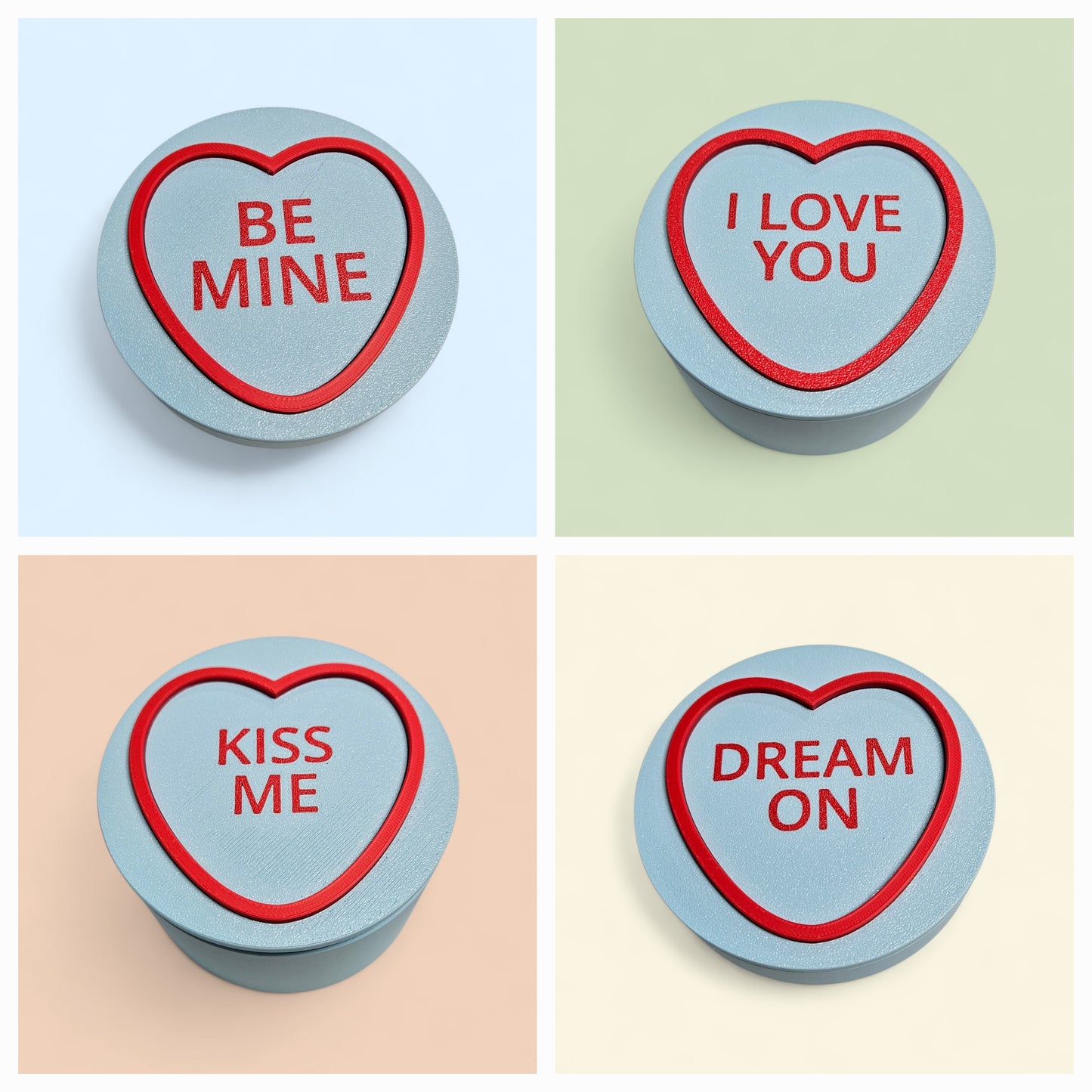 3D Printed Love Hearts Sweet Box