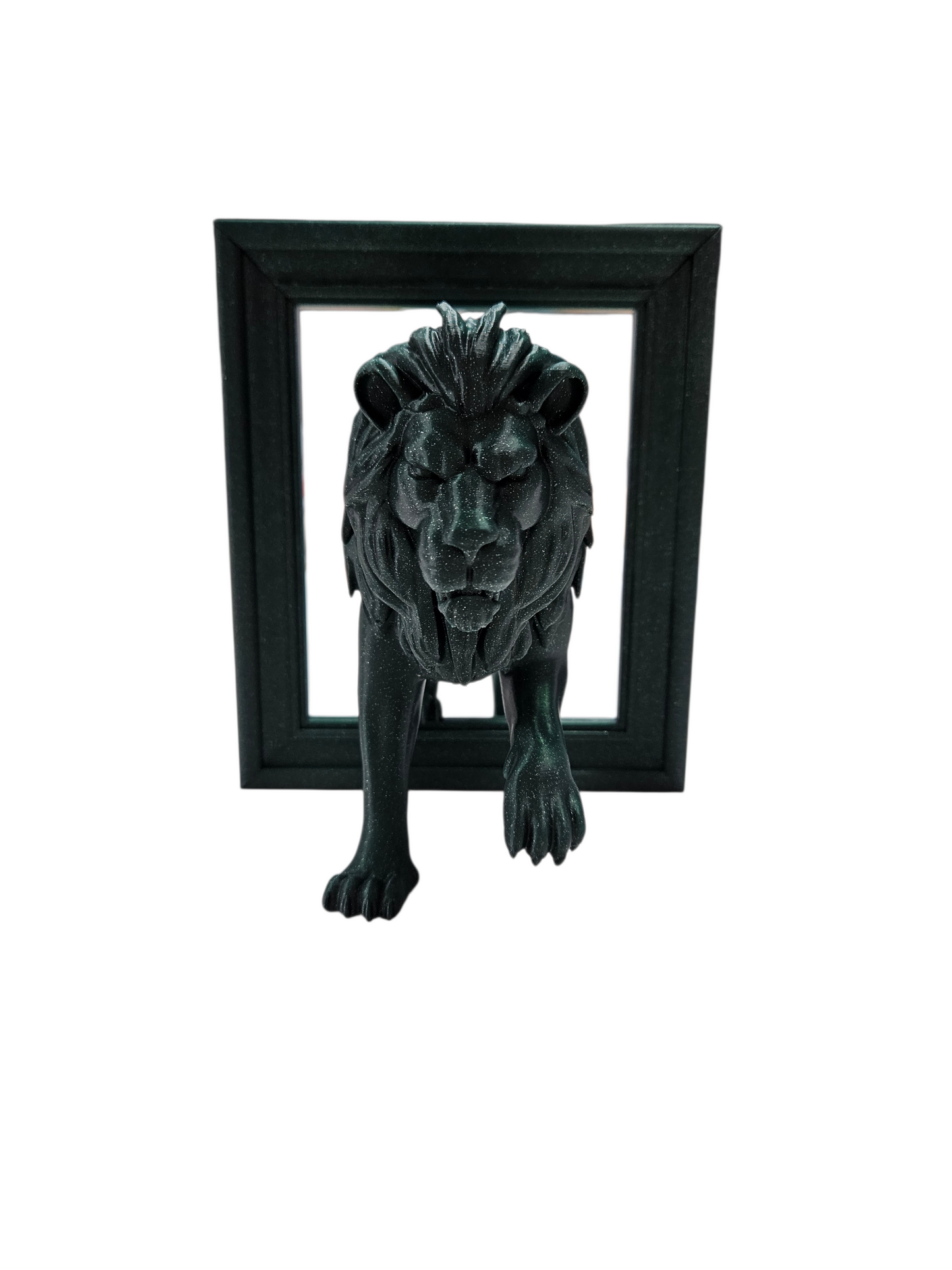3D Printed Lion Photo Frame Ornament