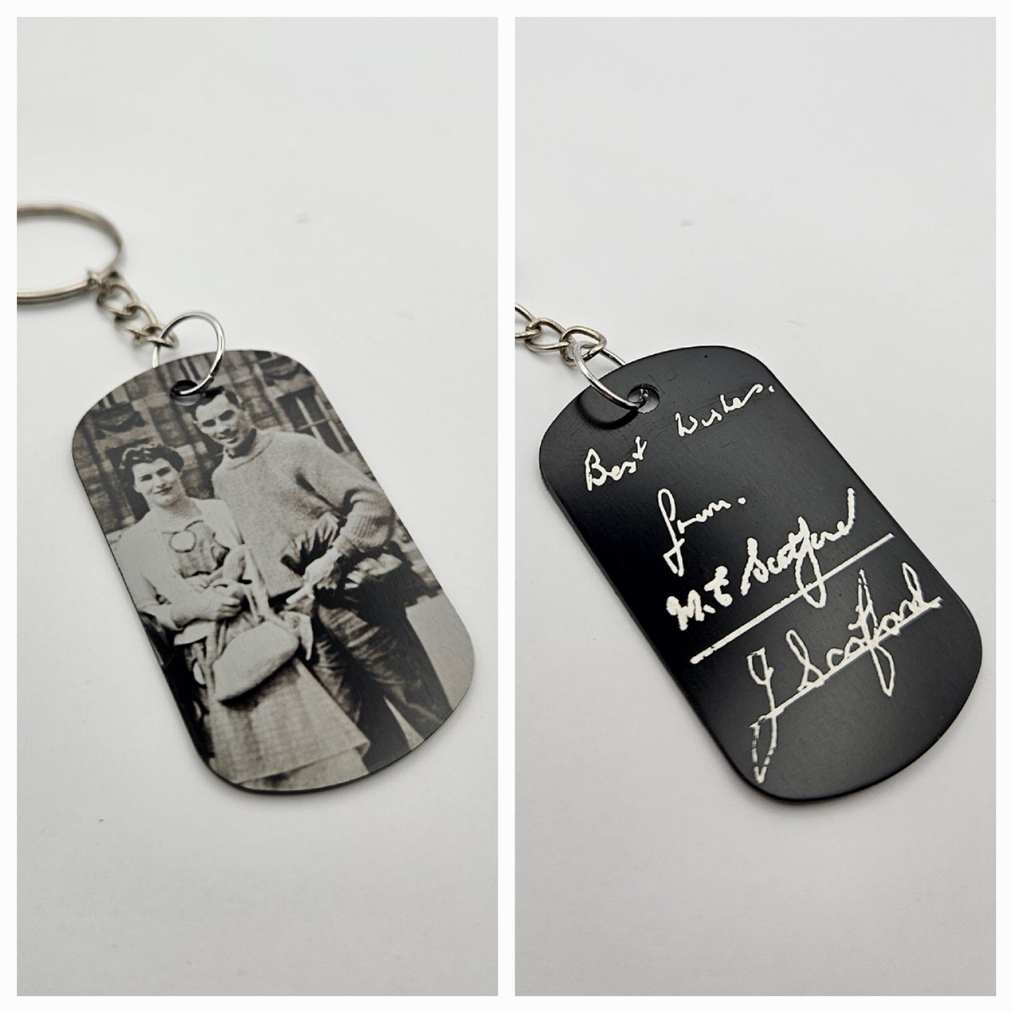 Create Your Own - Photo Dogtag Keyring