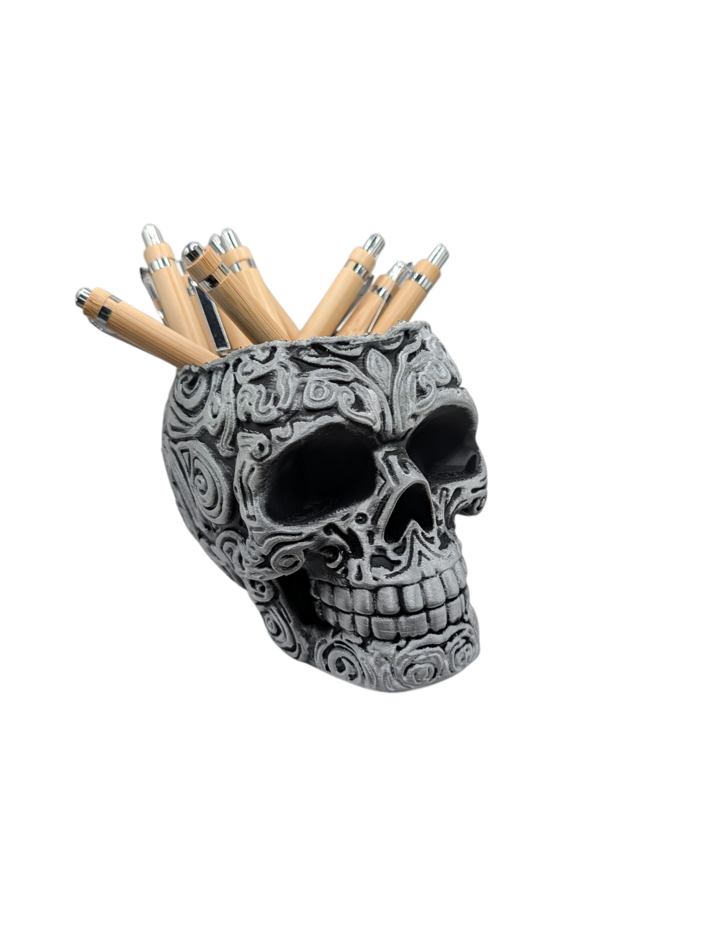 3D Printed Skull 9cm Pot
