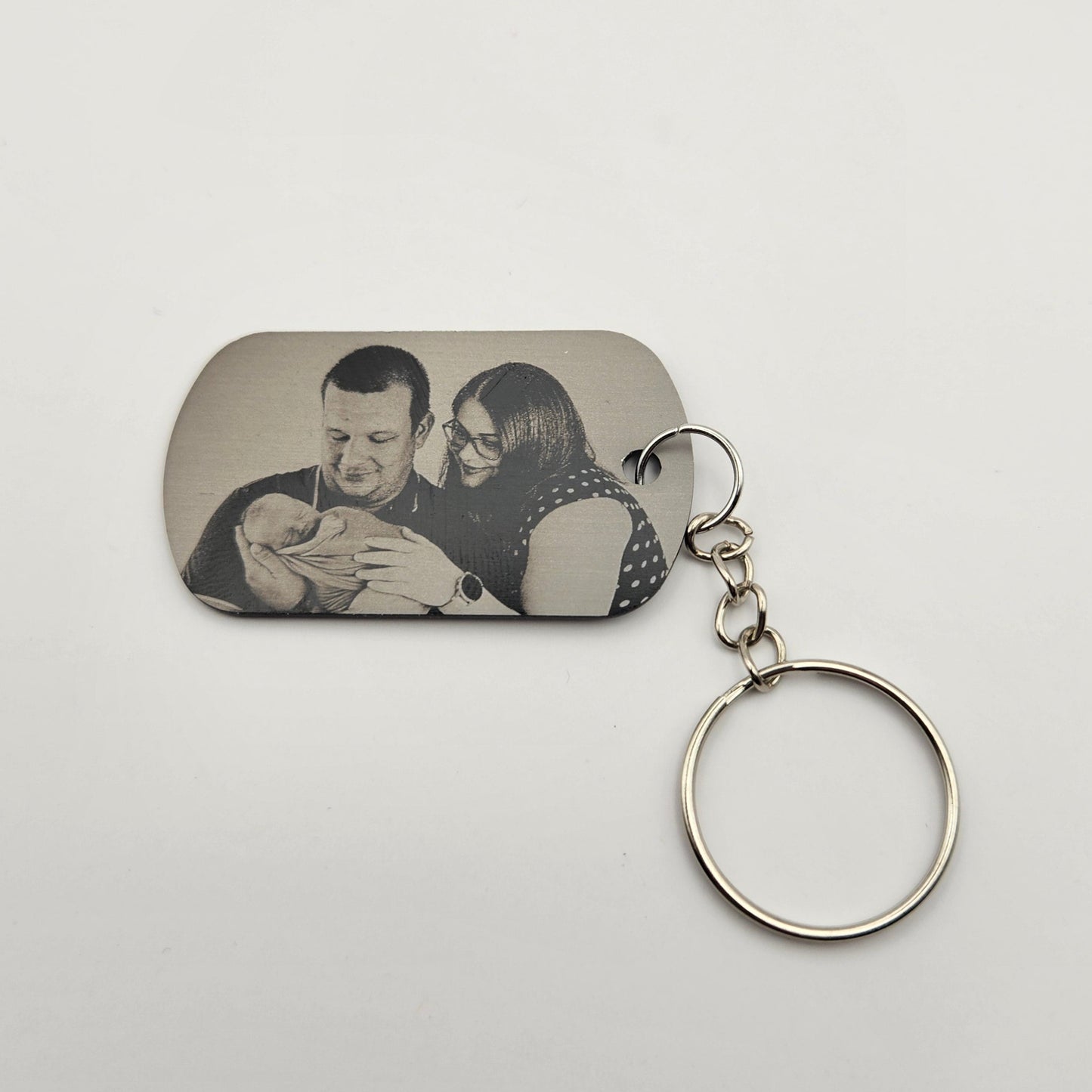 Create Your Own - Photo Dogtag Keyring