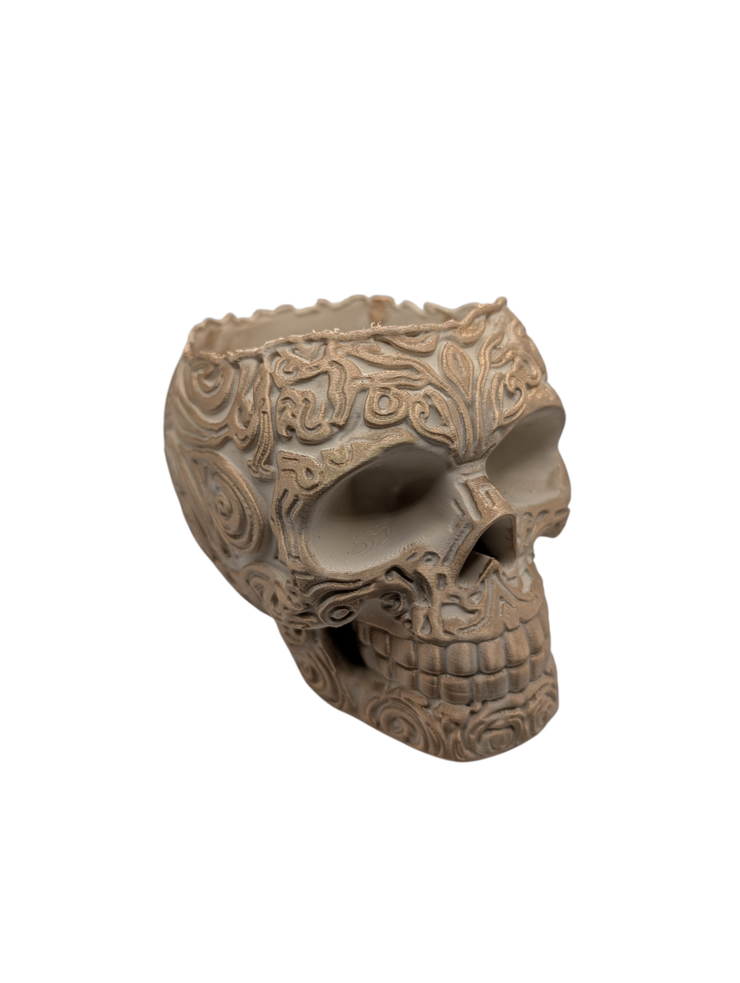 3D Printed Skull 9cm Pot