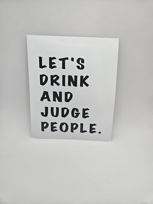 Label It - Let's Drink And Judge People