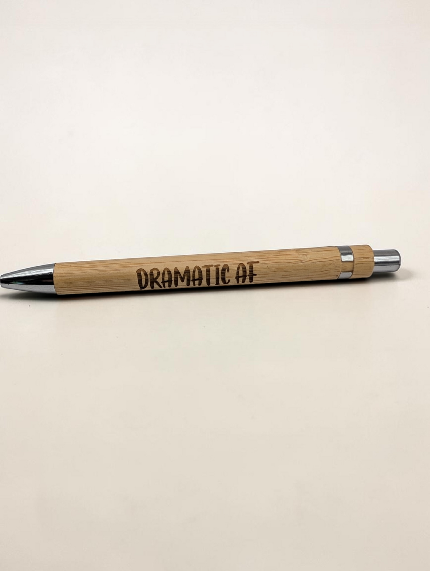 Funny Office Pens - Engraved Bamboo