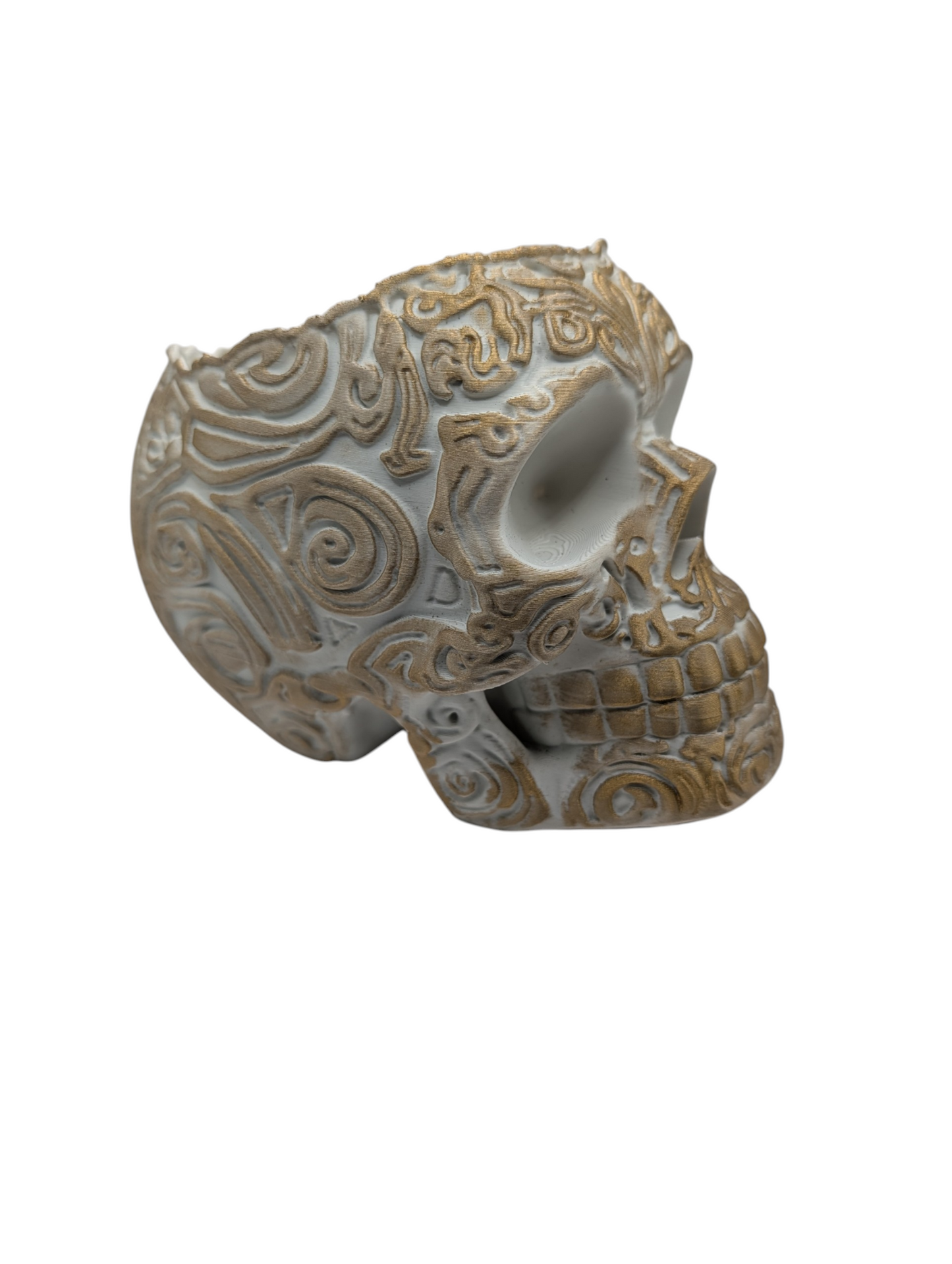3D Printed Skull 9cm Pot