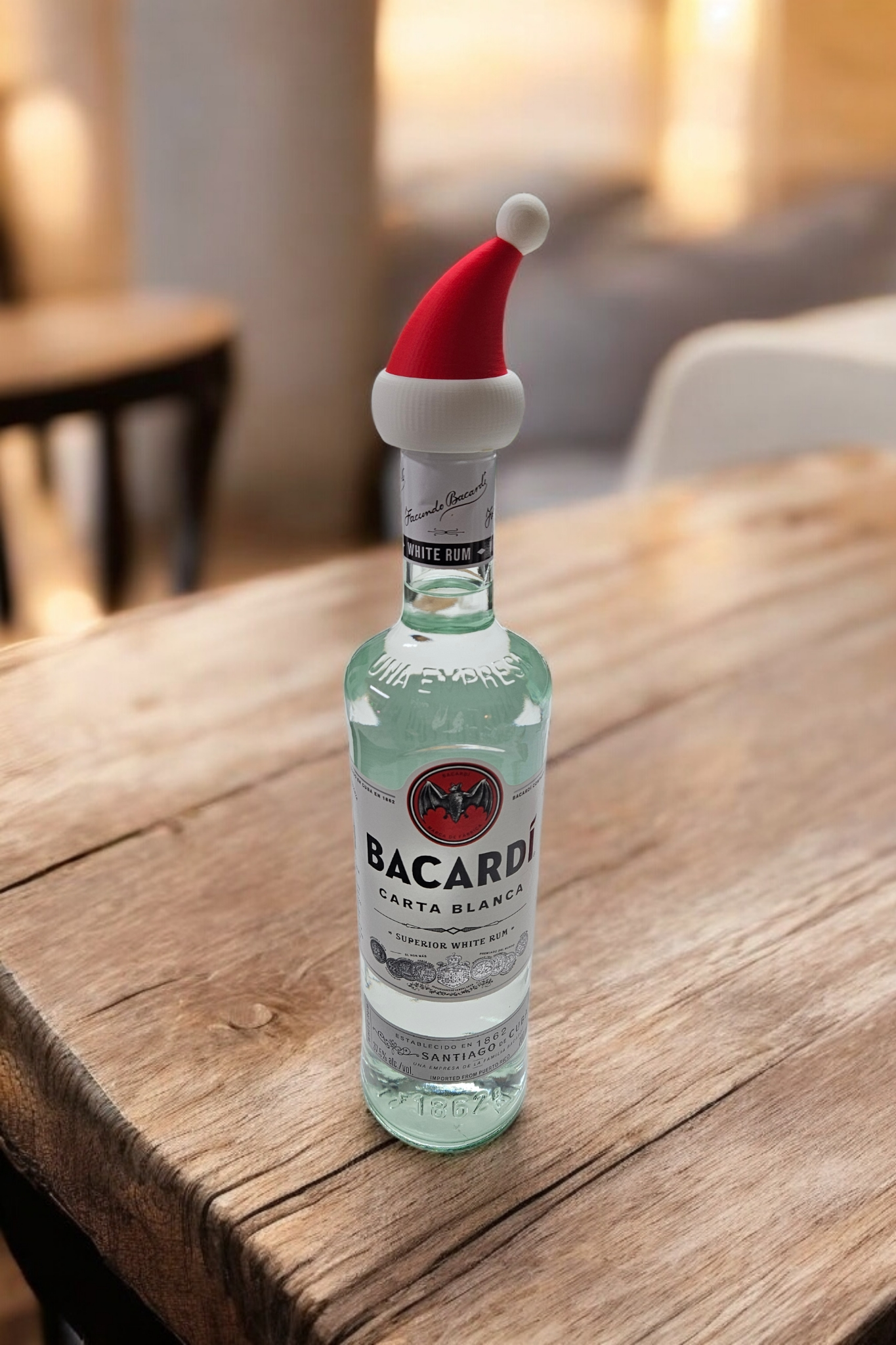 Mini Santa Hat for Bottles