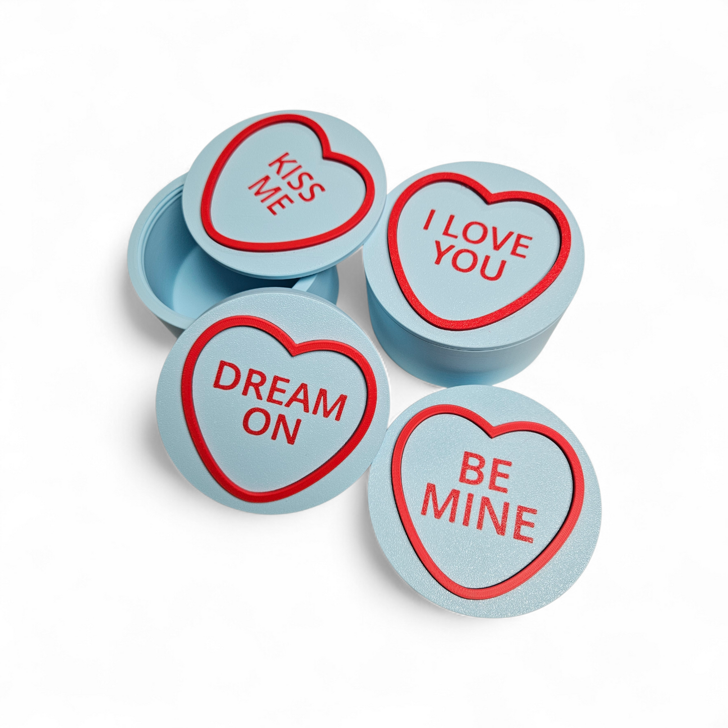 3D Printed Love Hearts Sweet Box