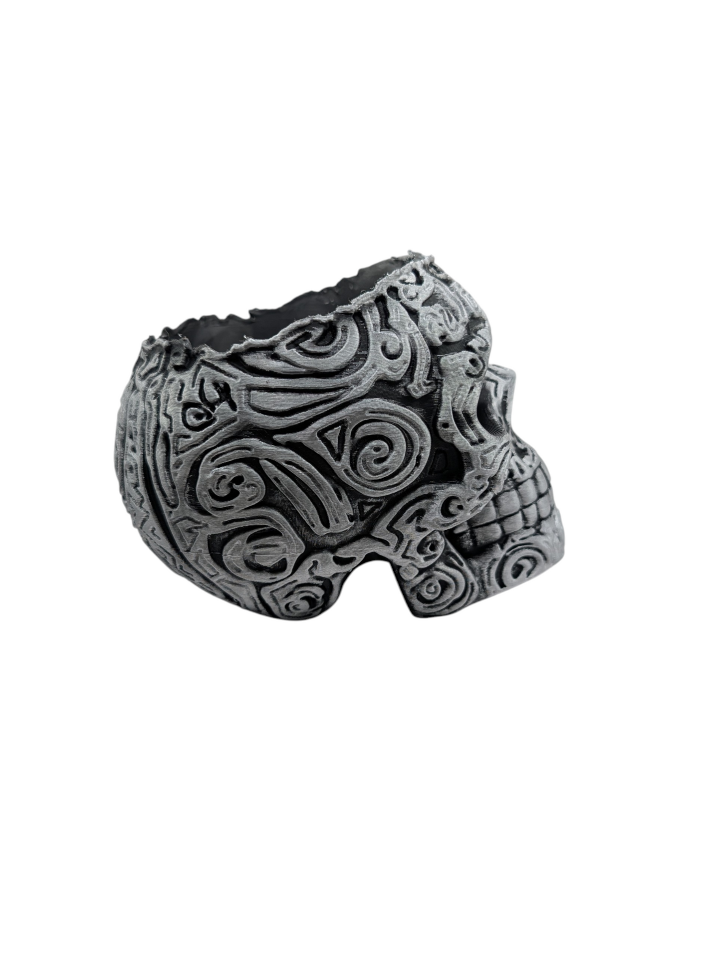 3D Printed Skull 9cm Pot