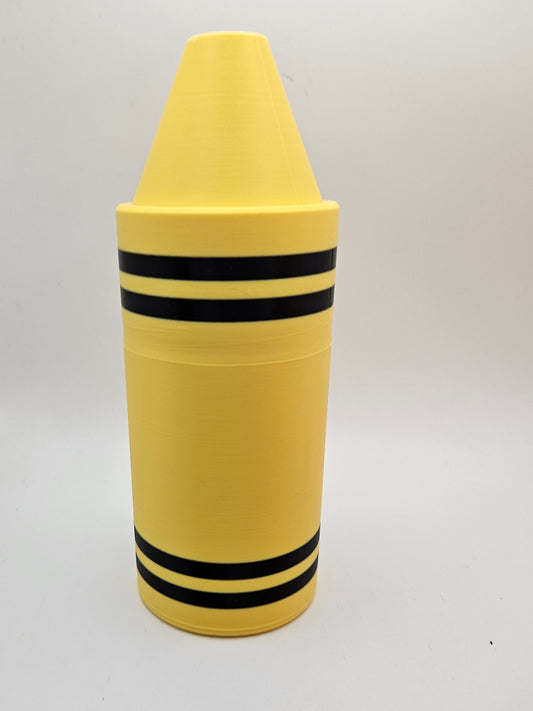 3D Printed Crayon Case and 10 Crayons