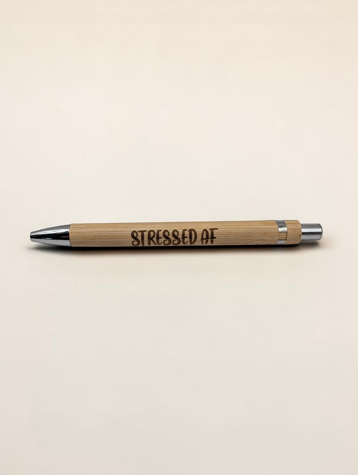 Funny Office Pens - Engraved Bamboo